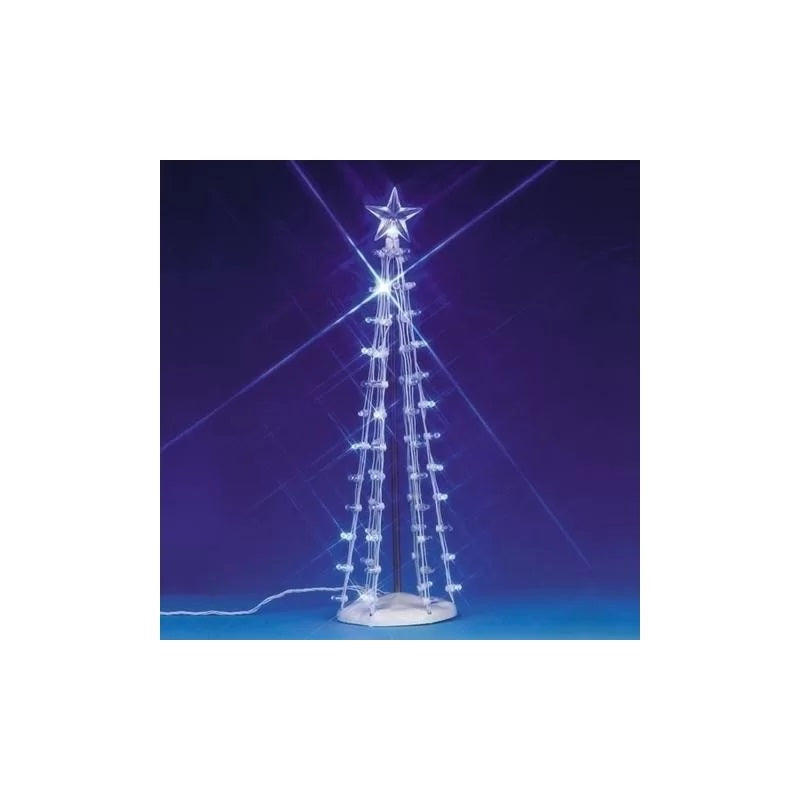 Albero Illuminato Luci Blu