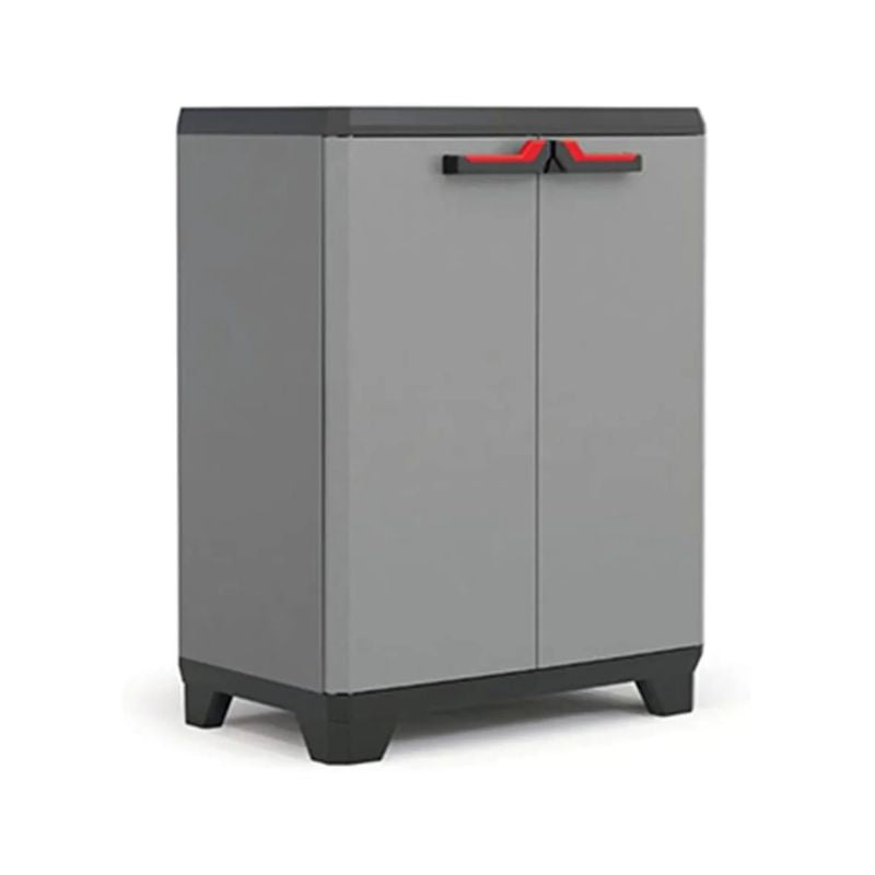 Armadio Basso in Resina Stilo 1 Ripiano 68x39x90 cm