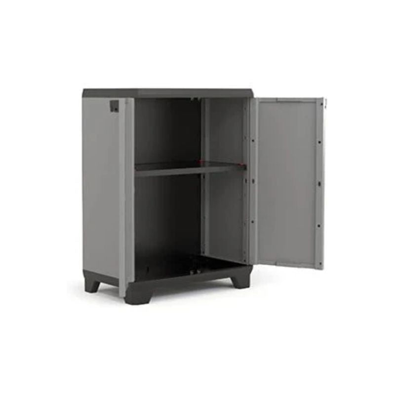 Armadio Basso in Resina Stilo 1 Ripiano 68x39x90 cm