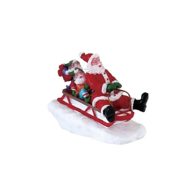Babbo Natale Slitta Lemax 72549