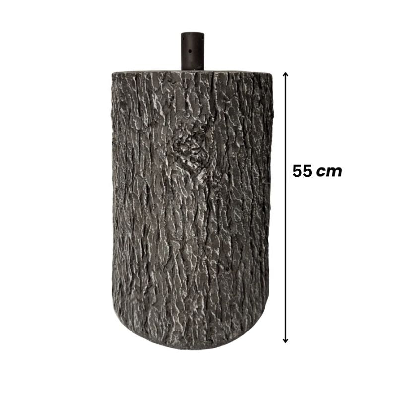 Base Tronco Realistica per Albero di Natale - Finitura Corteccia H55cm