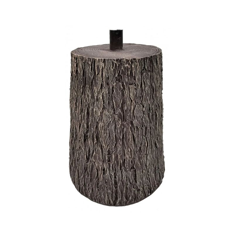 Base Tronco Realistica per Albero di Natale - Finitura Corteccia