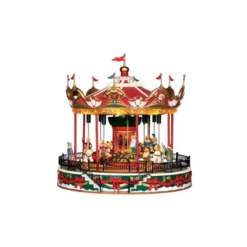 Carosello di Babbo Natale Lemax