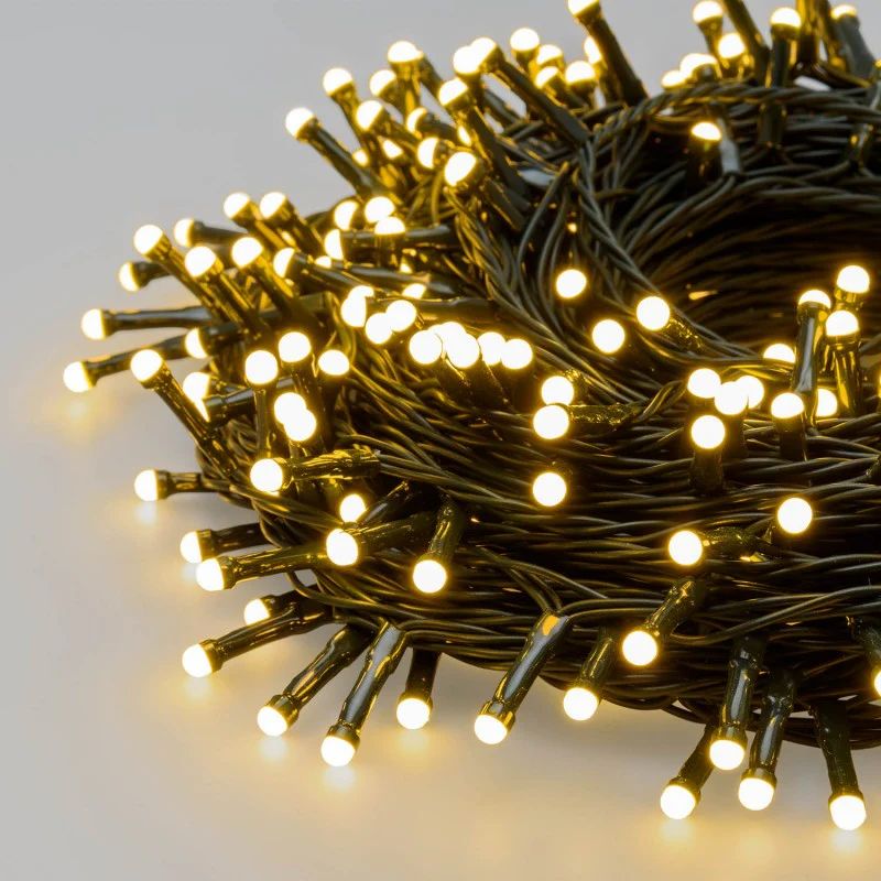 Catena Luminosa 500 LED Minipearl 25m ad Energia Solare