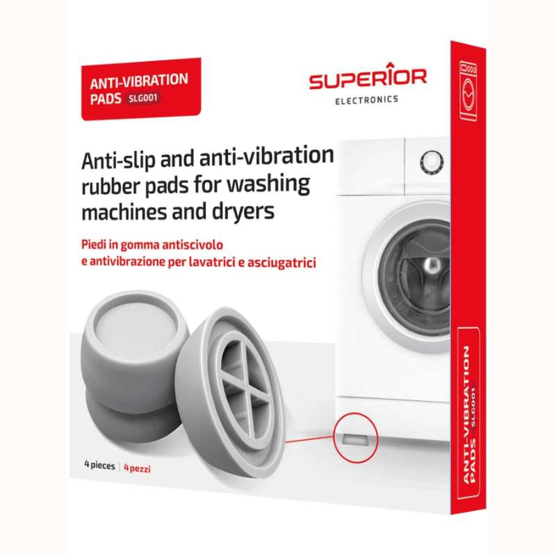 Confezione Piedi Antiscivolo Lavatrice e Asciugatrice