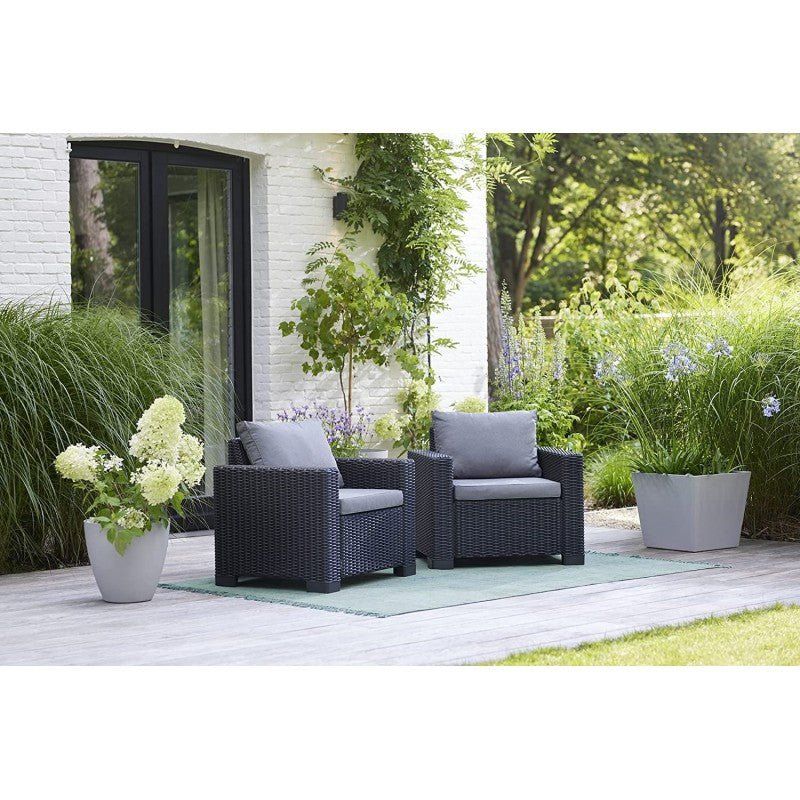 Coppia Poltrone California KETER con Cuscini