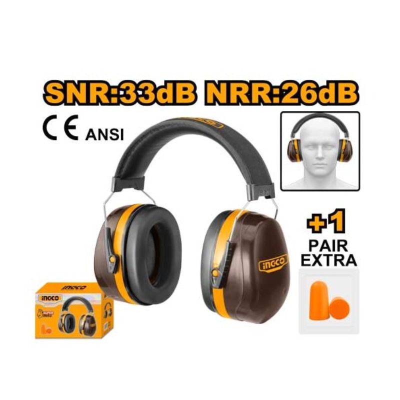 Cuffie Antirumore Professionali INGCO HEM3328