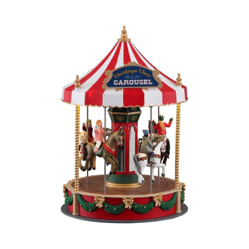 Giostra Carosello Natalizio Christmas Cheer Carousel - Lemax 14821