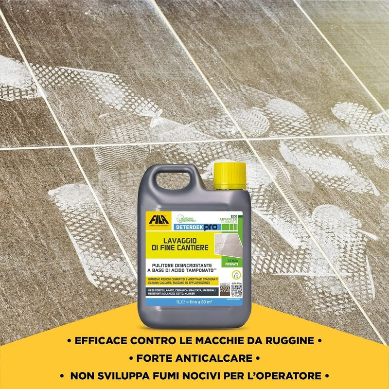 Fila Detertek Pro Lavaggio Di Fine Cantiere
