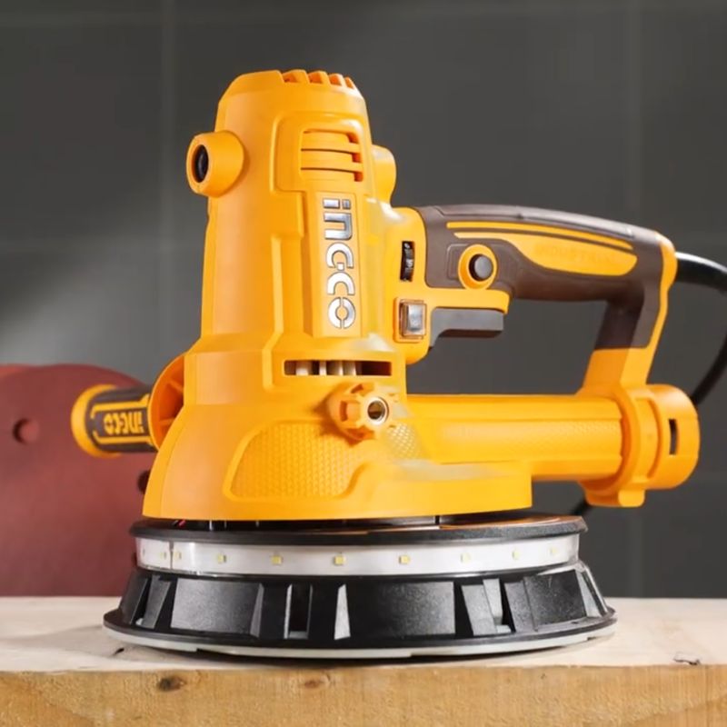 Levigatrice Cartongesso 180mm 850W con Luce LED - INGCO DWS10508E