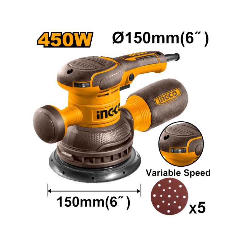 Levigatrice Rotante Rotorbitale 450W 150mm | RS4516