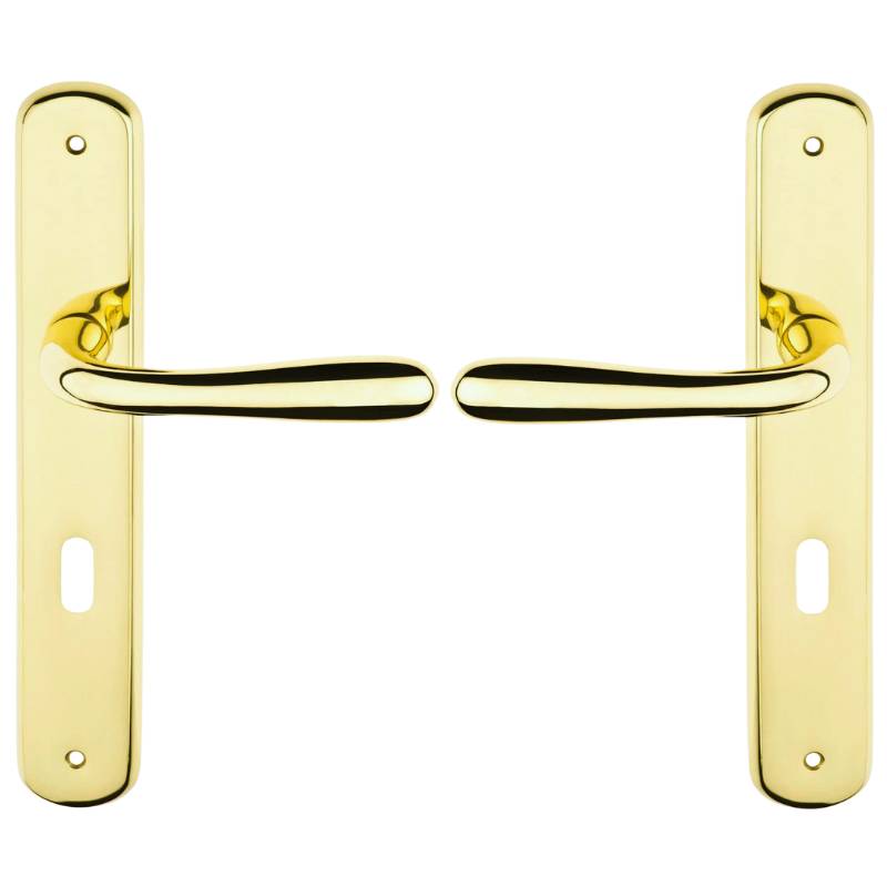 Maniglia Amalfi Con Placca Yale 70mm OLV