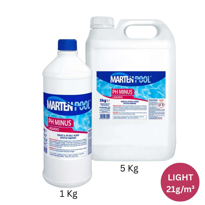 PH Minus LIGHT Liquido per Piscina | MARTEN POOL