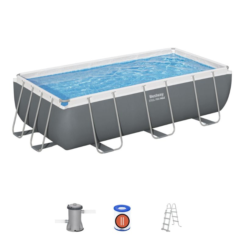 Piscina Fuori Terra Bestway Power Steel 56441 – 404x201x100 cm