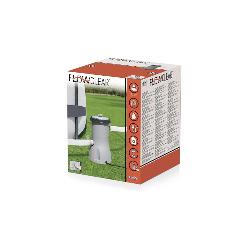 Pompa Filtro A Cartuccia Bestway 58386 da 3.028 L/h