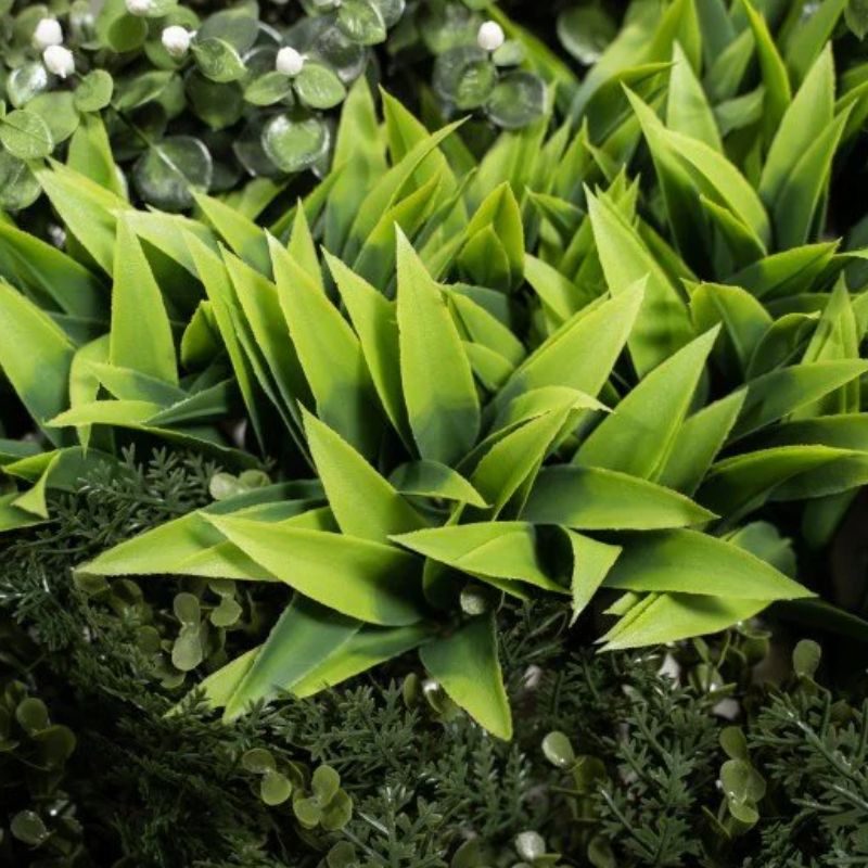 Siepe Artificiale 3D 100x100 cm Spring per Esterni