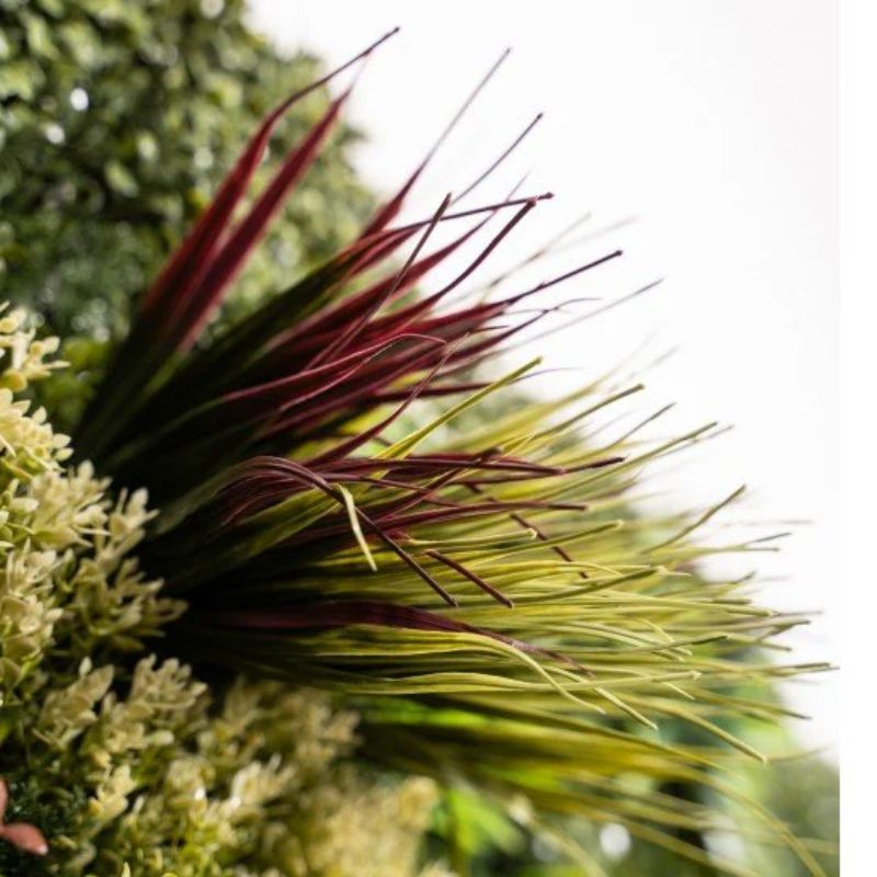 Siepe Artificiale 3D 100x100 cm Spring per Esterni