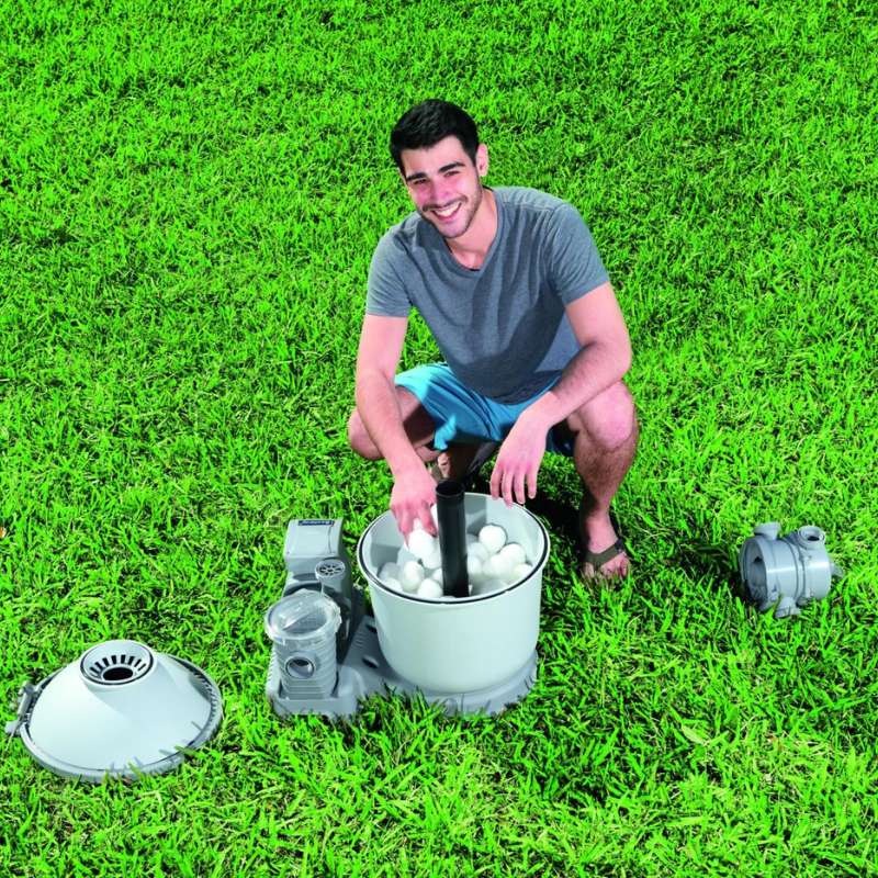 Uso delle Sfere Filtranti Polysphere Bestway 58475