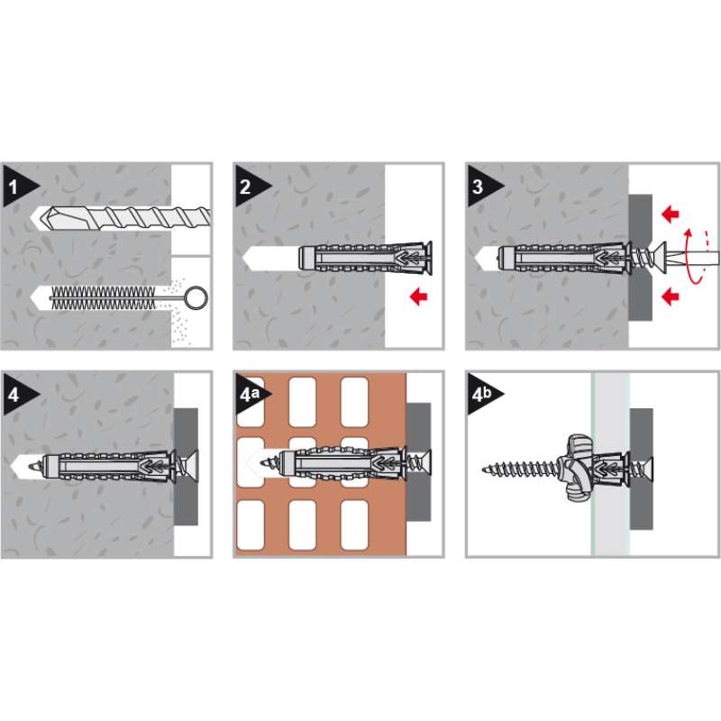 Montaggio Tassello X1 EVO Friulsider