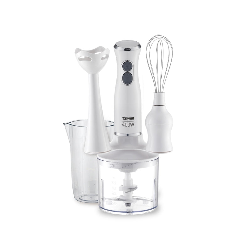 Zephir ZHC86 Frullatore a Immersione Multifunzione 3 in 1 - 400W