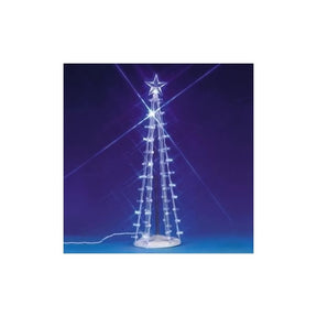 Albero Illuminato Luci Blu