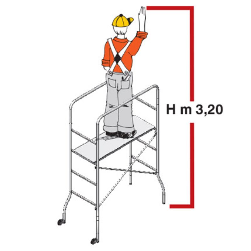 Altezza Ponteggio  MARCHETTI TRIO - 20072
