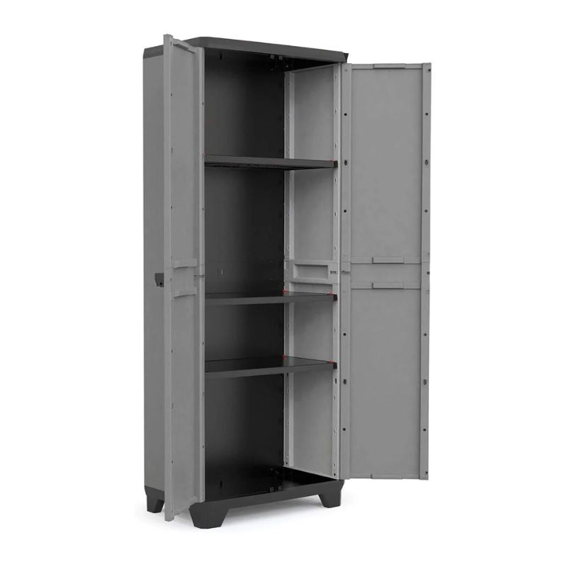 Armadio Alto in Resina Stilo 3 Ripiani 68x39x173 cm