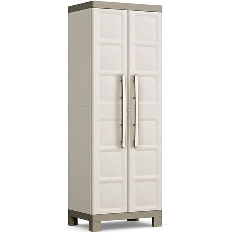 Armadio Alto da Esterno 4 Ripiani Beige