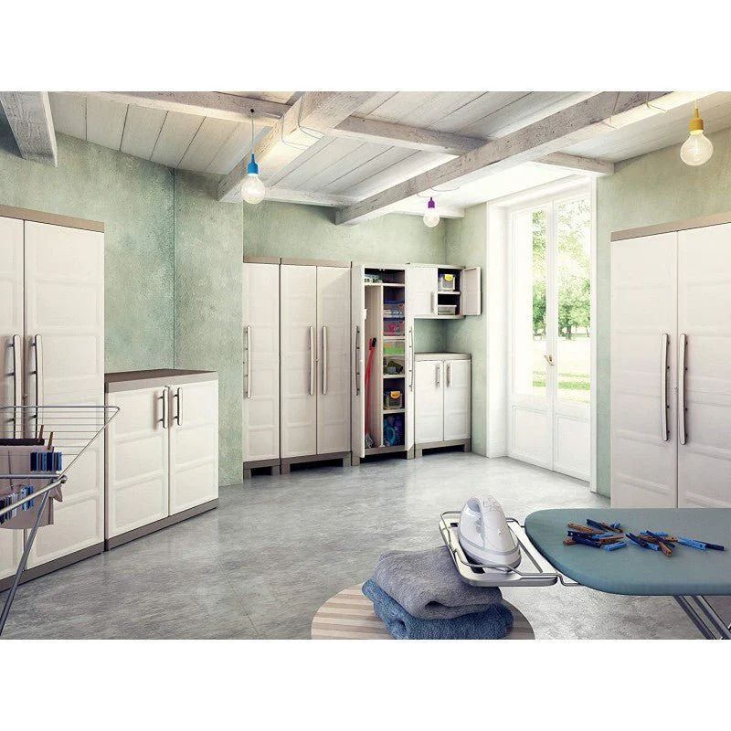 Armadio Portascope da Esterno Beige