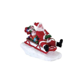 Babbo Natale Slitta Lemax 72549