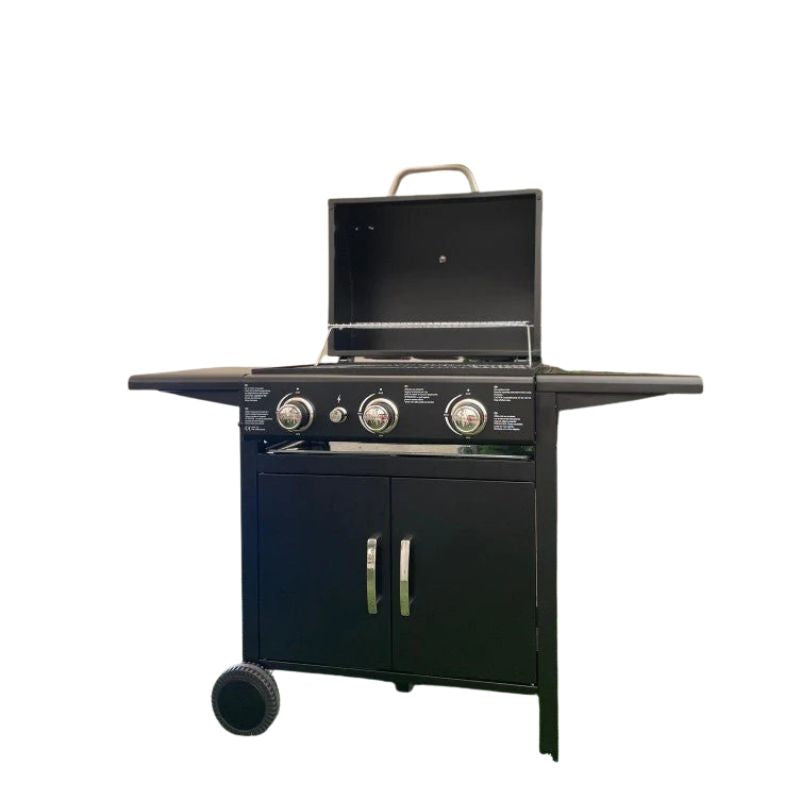 Barbecue a Gas 3 Fuochi – da Esterno per Giardino e Terrazzo