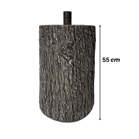Base Tronco Realistica per Albero di Natale - Finitura Corteccia H55cm