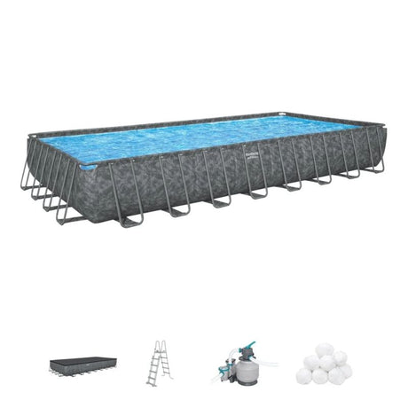 Bestway APX 365 9,56x4,88x1,32 m – Piscina Fuori Terra Rettangolare 56625