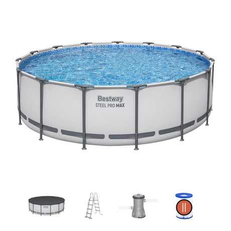 Bestway Steel Pro Max 457x122 cm – Piscina Fuori Terra Rotonda 56438