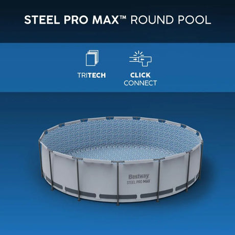 Bestway Steel Pro Max 457x122 cm – Piscina Fuori Terra Rotonda 56438