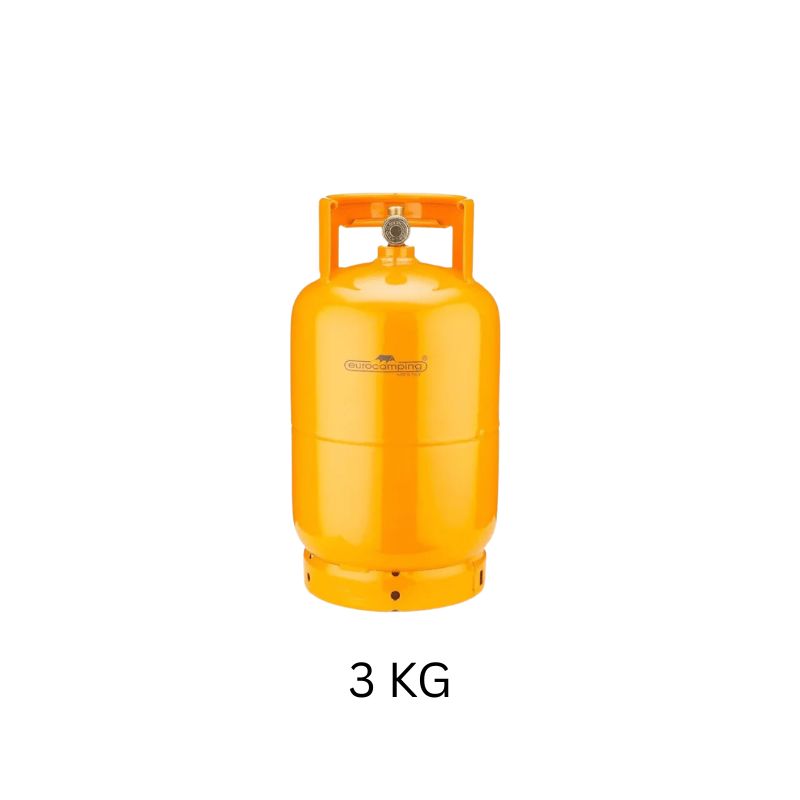 Bombola Gas Vuota Arancio EUROCAMPING – 3 kg e 5 kg