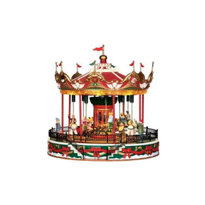 Carosello di Babbo Natale Lemax