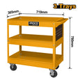 Carrello Portattrezzi da Officina 3 Ripiani INGCO - HPTCT031