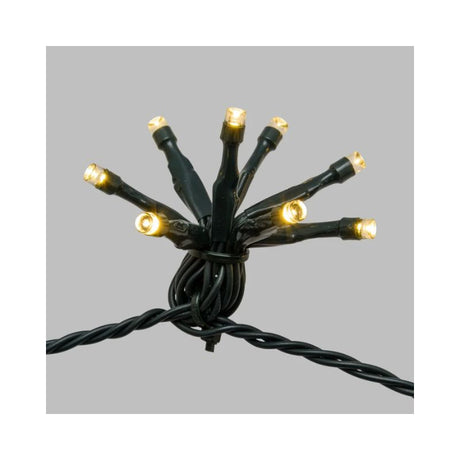 Catena Luminosa 40 Ciuffi LED 16m Luce Calda