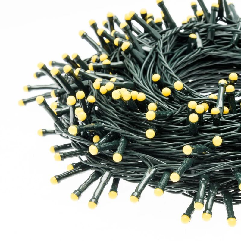 Catena Luminosa 500 LED Minipearl 25m ad Energia Solare