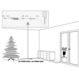 Catena Luminosa 500 LED Minipearl 25m ad Energia Solare