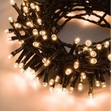 Catena Luminosa 300 LED Lotti 14,5m | Bianco Caldo | 8 Giochi | Uso Esterno e Interno