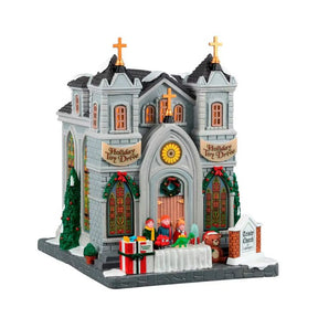 Chiesa della Trinità di Caddington con Luci | Lemax 25884