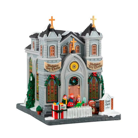 Chiesa della Trinità di Caddington con Luci | Lemax 25884