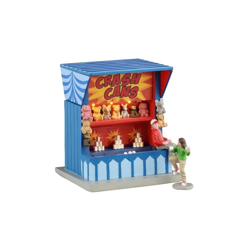 Chiosco Gioco delle Lattine Crash Cans | Lemax 54460