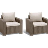 Coppia Poltrone California KETER con Cuscini