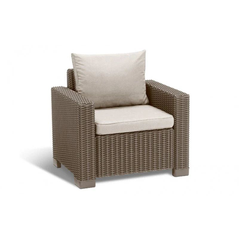 Coppia Poltrone California KETER con Cuscini, 2 Colori