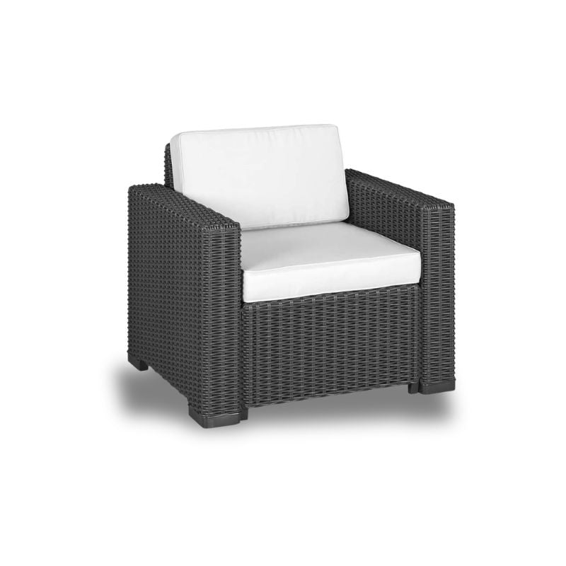 Coppia Poltrone California KETER con Cuscini, 2 Colori