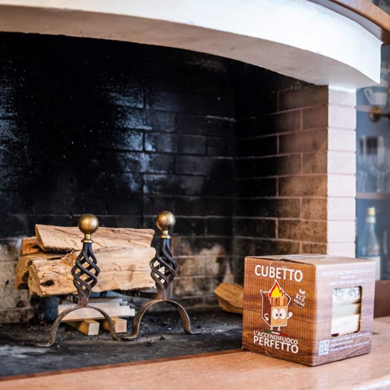 Cubetto Legnetti Accendifuoco 4kg – Faggio e Abete