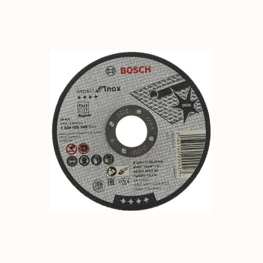 Disco da Taglio Inox Bosch 115x1.0 mm
